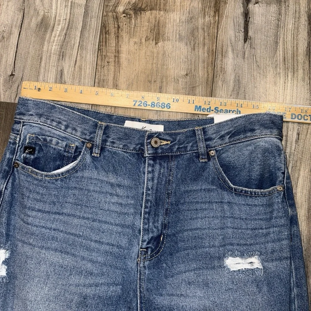 KanCan Los Angeles Camo Patches Distressed Jeans Size 11/29 NEW